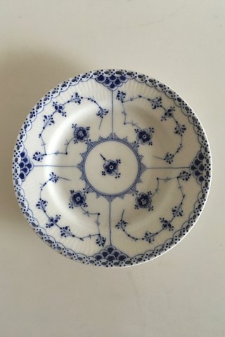 Royal Copenhagen Blue Fluted Half Lace Plate No. 575