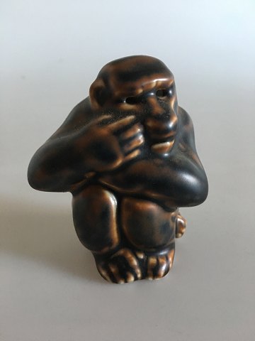 Royal Copenhagen Stentøjsfigur  Gorilla No. 20187