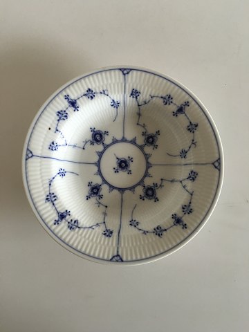 Royal Copenhagen Musselmalet Riflet Dyb Tallerken No. 168