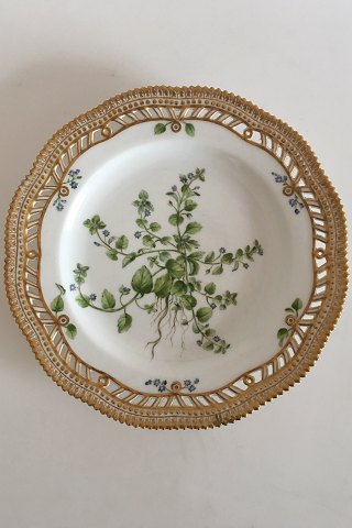 Royal Copenhagen Flora Danica Gennembrudt Frokosttallerken No 3554 Antik Veronica Polita Fr.