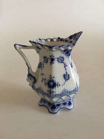 Royal Copenhagen Blue Fluted Full Lace Creamer No. 1032