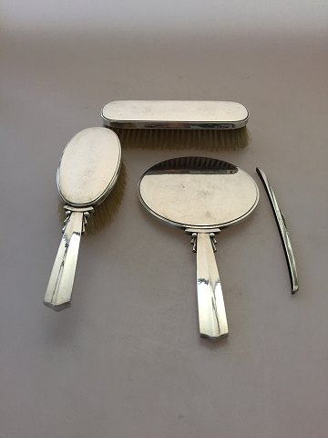 Georg Jensen Sterling Silver Harald NIelsen Mirror, Brush, handbrush and cumbNo 134