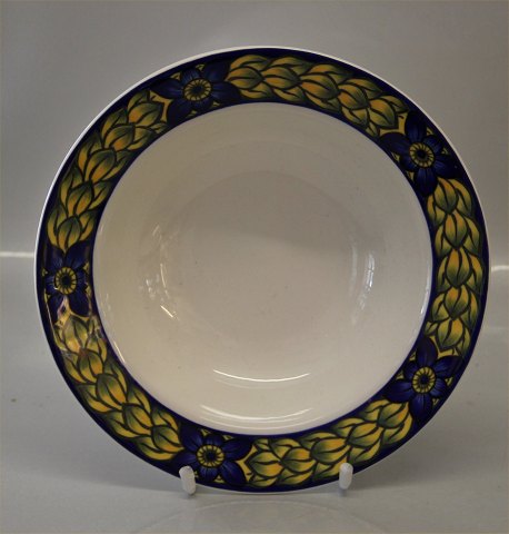 601 Cerial bowl 19 cm (1737601) Royal Copenhagen Faience Blue Pheasant Chr. Joachim Aluminia