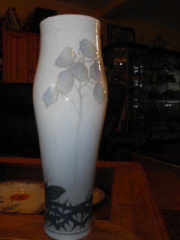 Royal Copenhagen Unique Art Nouveau Vase by Berta Nathanielsen from 1906 and is with Butterflies