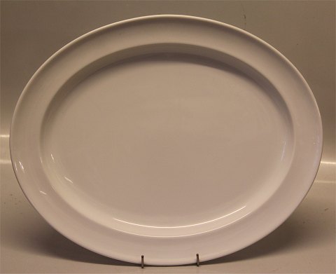 Hvidpot Kongelig Dansk porcelæn  Design Grethe Meyer 375 Stegefad, ovalt 38,8 cm