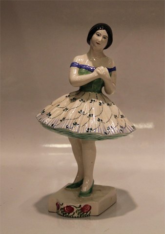 Aluminia kunstfajance 460-516 Tivolifigur: Columbine 21 cm Rasmus Harboe 1906