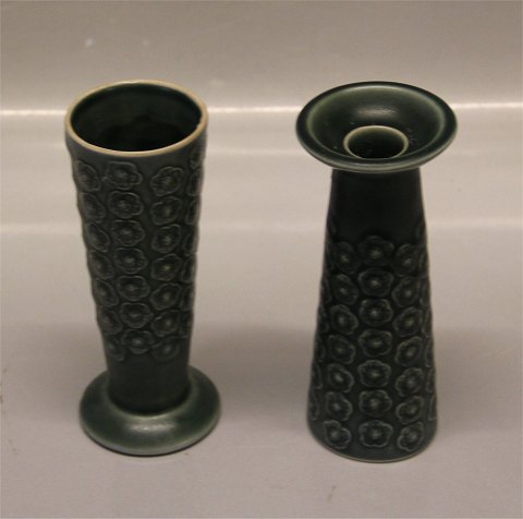 Azur Nissen Kronjyden B&G Quistgaard  Stoneware 503 Candlestick / Vase 15, cm