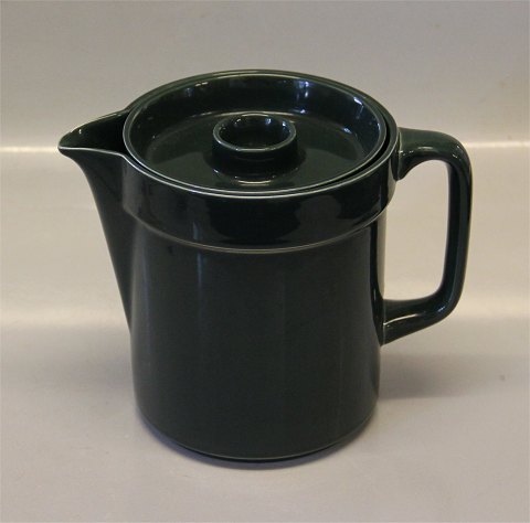 Årstiderne   4 ALL Seasons Royal Copenhagen Helt Grøn 2940 Kande med låg 14 cm (123) Mørkegrøn