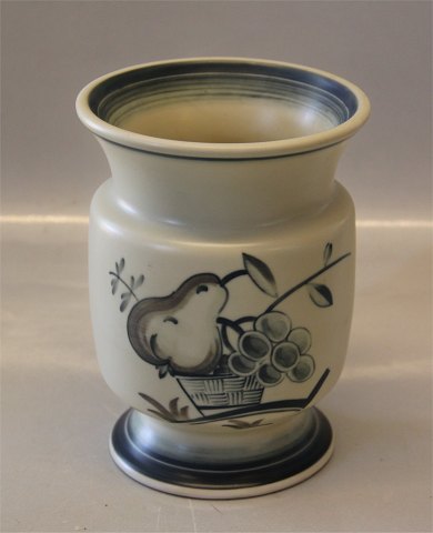 Aluminia Copenhagen Faience 47-32 Porcelain Vase with furit and  14,5 cm 1927 (1295)