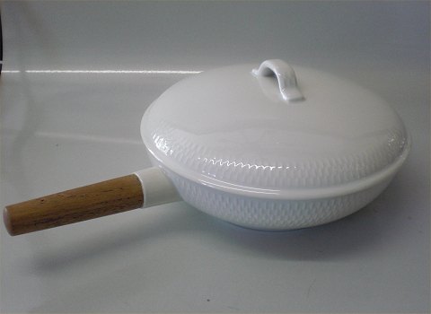14213 Lågskål m træhank 23 x 12 cm Hvedekorn Kongelig Dansk Spisestel Design Thorkild Olsen