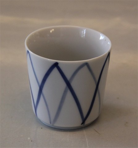 Small Cup 6.2 x 6 cm Vase Dan-Ild 40 Blue Flame Harlequin