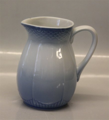 1044 Creamer (Hotel) 9.5 cm  B&G Blue tone - seashell tableware Logo Hotel Norden Aarhus