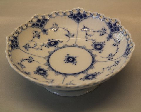 Blue Fluted Full Lace 1023-1 Footed bowl 17 cm