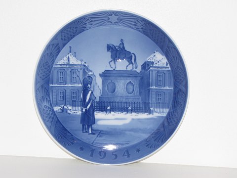 Royal Copenhagen Juleplatte 1954Amalienborg