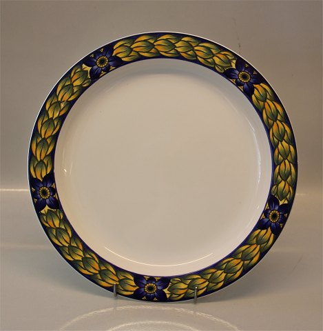 422 Chop platter / dish 12"/30 cm (1737422) Royal Copenhagen Faience Blue Pheasant Chr. Joachim Aluminia
