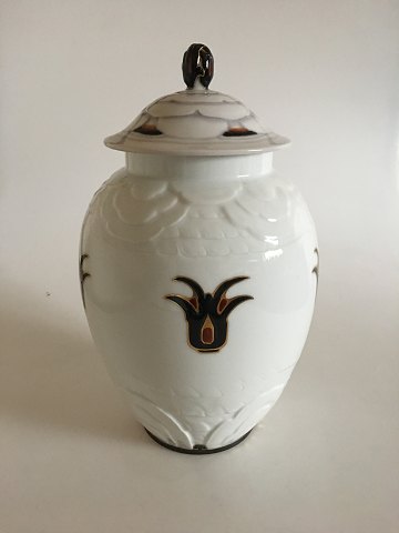 Bing og Grøndahl Art Nouveau Unika Vase af Clara Nielsen og Theodor Larsen F82/293