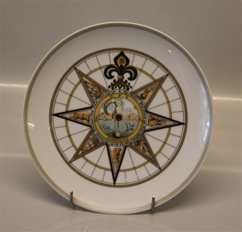 Kongelig Dansk 1971 Kgl. Danske Kompasser Sladrekompas ca 1750 DS Øresund 20.5 cm nr 830 af 1250