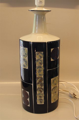 Aluminia kunstfajance Lampefod Tenera Fog & Mørup Copenhagen E 7167 45 cm til fatning