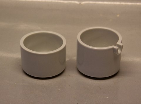 HANK Bing & Groendahl White Dinnerware, Magnussen Sugar and Cremaer