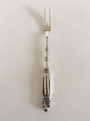 Georg Jensen Konge Sterling Sølv Kødgaffel helsølv No. 142
