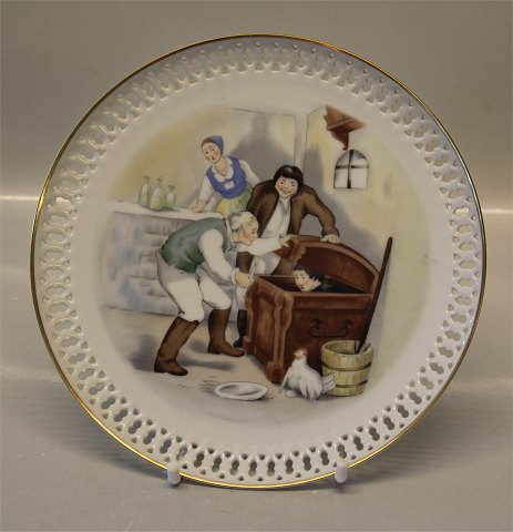 B&G Porcelain B&G 8848-628 H. C. Andersen Little Claus and Big Claus Vilhelm Pedersen 21 cm