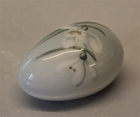 Bing & Grøndahl  693Art Nouveau Æg med Vintergæk 7 cmPåskeæg