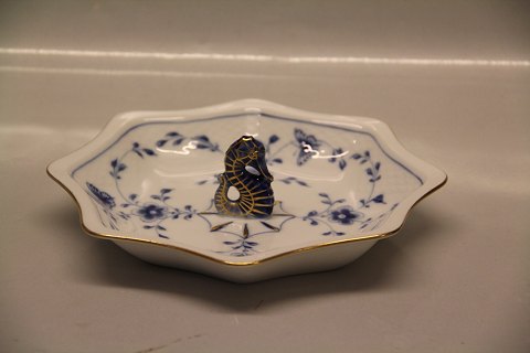 217 Seahorse tray 21 cm (336) B&G Kipling Blue Butterfly porcelain with gold 