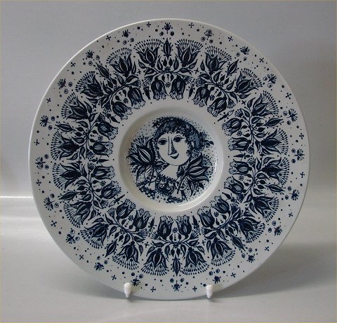 Bjoern Wiinblad Nymoelle Denmark Nymoelle 3057-164 Plate 30,5 cm , blue