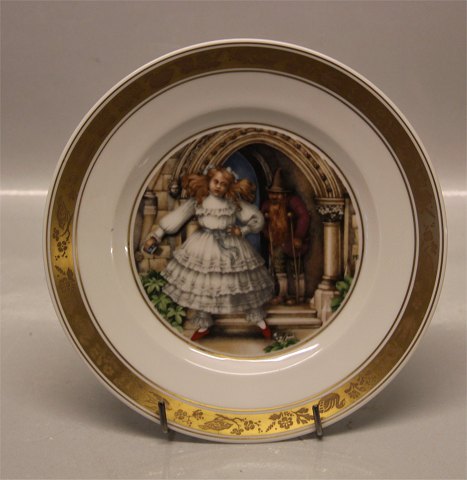 Kongelig Dansk 9628  De røde sko, Hans Christian Andersen Platter 19 cm 1975 Pauline Ellison