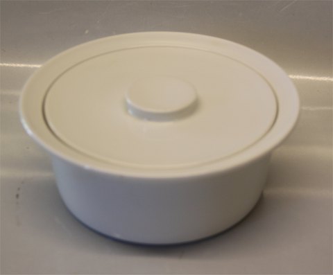 Hvidpot 6225 Kartoffelfad, rundt (577) 6,7 x 18,5 cm Kongelig Dansk porcelæn  Design Grethe Meyer 