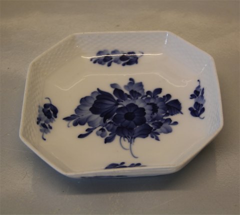 Kongelig Dansk Porcelæn Blå Blomst Flettet 8089-10 Sættefad, firkantet 14.5 cm