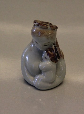 Aluminia kunstfajance 300-3551 Madonna, lille 7 cm 1968, Doreen Middelboe
