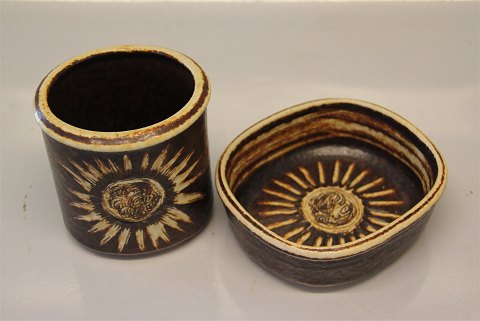 Bornholm Denmark Art Pottery from Soeholm The SUN3 pieces