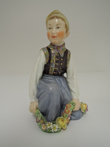 Royal Copenhagen. Amager boy. Design by Carl Martin-Hansen. model 12414
