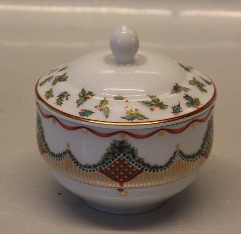 Christmas JoyKongelig Dansk 0159 Bonbonniere, Sukkerskål med låg 9.5 x 9. 5, indhold 27 cl, (1220159) 160-161