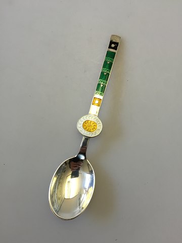 A. Michelsen Sterling Sølv med Emalje Månedsske nr. 11 designet af Paul René Gauguin