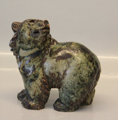 Royal Copenhagen Art Pottery 20197 RC Bear, standing 16.5 x 17 cm , Knud Kyhn, April 1929
