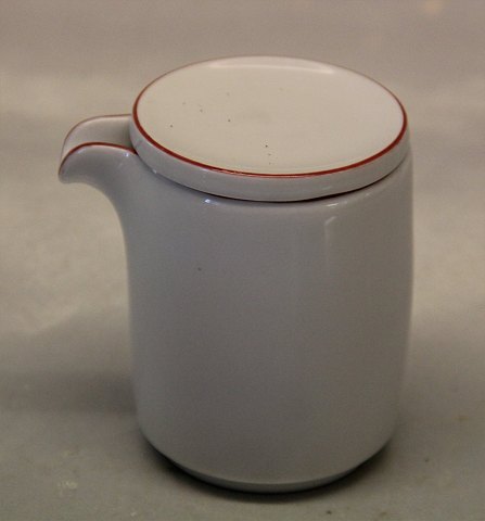 Rødtop 6210 Flødekande, lille 0,6 dl (392) med låg Kongelig Dansk porcelæn  Design Grethe Meyer