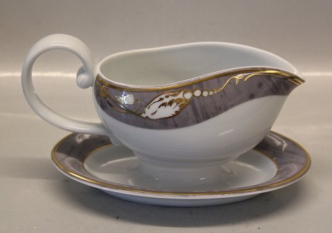 Royal Copenhagen Grå Magnolia 563 Sauceskål 3,5 dl /  12 x 20 cm
