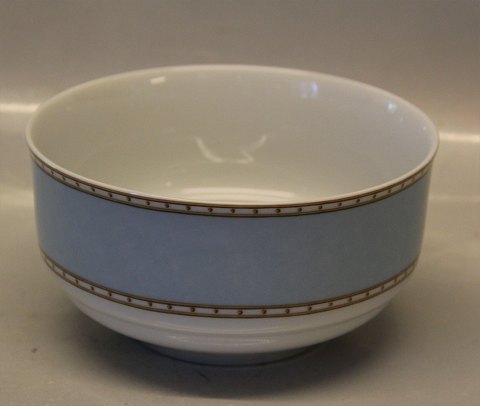 Lyseblå  577 Skål 1,0 ltr. / 8 x 15.5 cm Liselund (Ny) Kongelig Dansk Design af Diana Holstein
