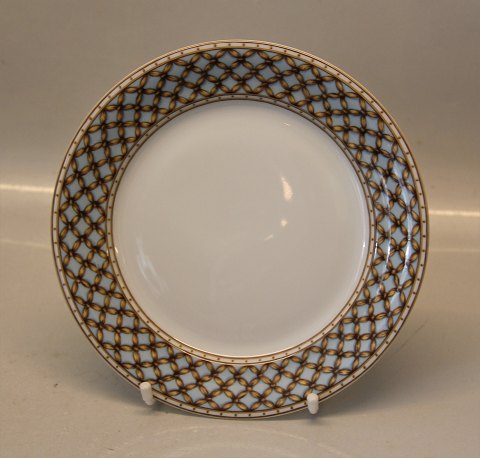 Light Blue, braided	619 Plate 19 cm Liselund (New by Diana Holstein) Royal Copenhagen 