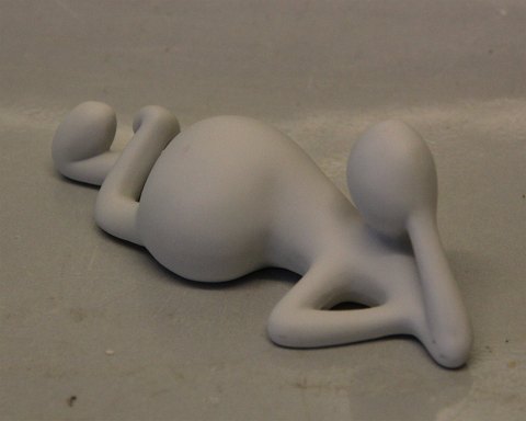 Royal Copenhagen figurine 112 RC Musica figurine. Dreamy note 13 cm (1249112 ), white, Monica RitterbandBlack & White  in stock