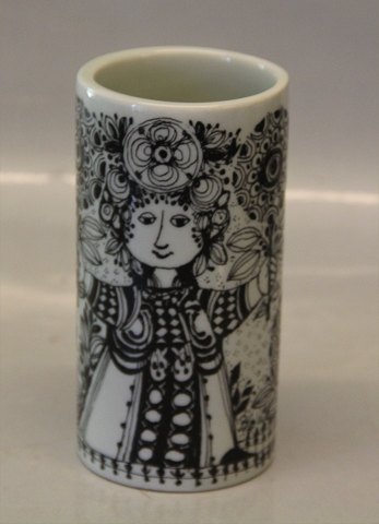 Bjoern Wiinblad Nymoelle DenmarkNymoelle 3157-1315 Vase Flora 12 cm,black