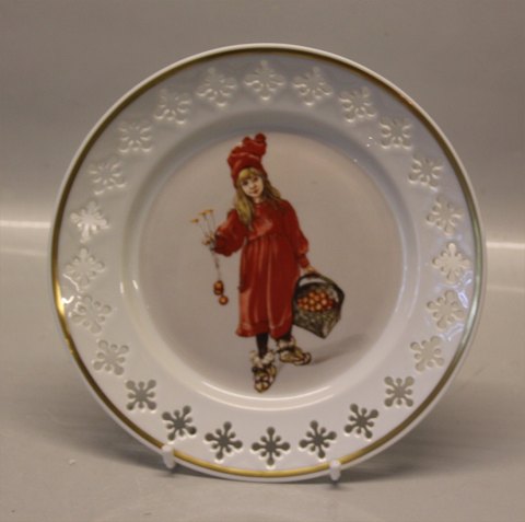 B&G Porcelain Artist Plate Carl Larsson B&G 8728 1978 Carl Larssons plate - Series 2 - motif #4 "Iduna" Painted 1900