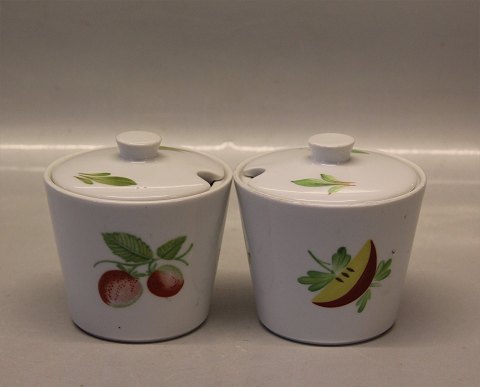 Picnic Dan-ild  50 Frugt og Grønt eller Picknick spise- og kaffestel Marmeladeskål med låg 10 cm