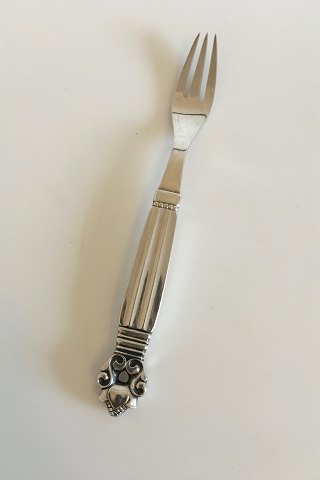 Georg Jensen Sterling Silver Acorn Fruit Fork No. 71