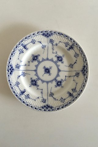 Royal Copenhagen Blue Fluted Half Lace Plate No. 574