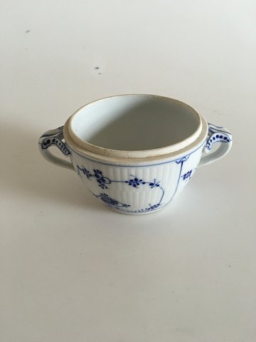 Royal Copenhagen Musselmalet Riflet Sukkerskål uden Låg No. 244