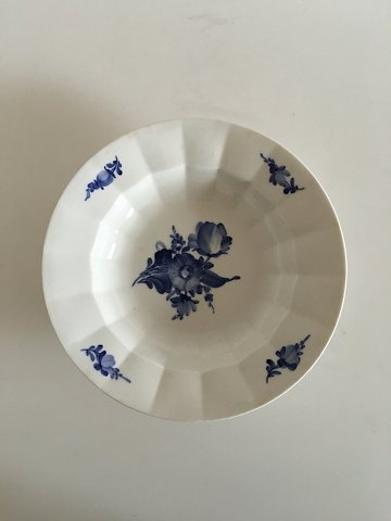 Royal Copenhagen Blå Blomst Kantet Dyb Tallerken No. 8546