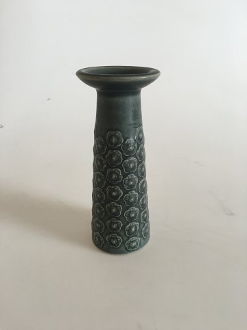 Bing og Grøndahl Kronjyden Grøn Azur Lysestage / Vase